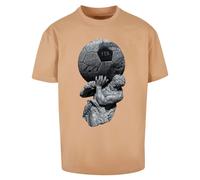 Mister Tee Football´s Coming Home Play God Short Sleeve T-shirt Beige L Homme