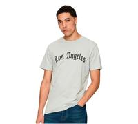 T-shirt Mister Tee Los Angeles Wording Gris S