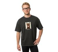 MT Upscale T-Shirt 'Neighbors' beige / marron / noir, Taille XS