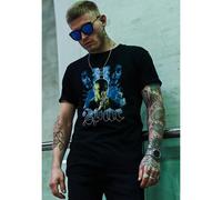 Mister Tee T-shirt 'Tupac Heaven' mélange de couleurs / noir Taille XL