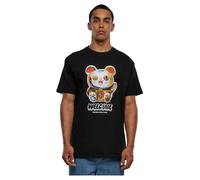 T-shirt oversize Mister Tee Welcome Cat Heavy Noir M