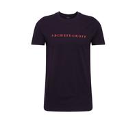 Mister Tee T-Shirt 'ABC' rouge carmin / noir, Taille S