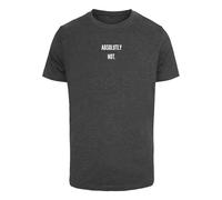 Mister Tee T-Shirt 'Absolutely Not' gris foncé / blanc, Taille XL