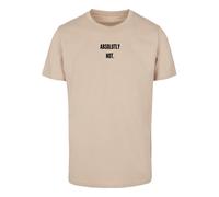 Mister Tee T-Shirt 'Absolutely Not' sable / noir, Taille S