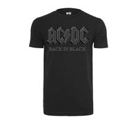 Mc Clothes Acdc Back In Black Short Sleeve T-shirt Noir S Homme
