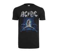 Mister Tee T-Shirt 'ACDC' bleu / gris clair / noir, Taille L