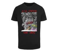 Mister Tee T-Shirt 'All Eyes Face Statue' gris / rouge foncé / noir, Taille S