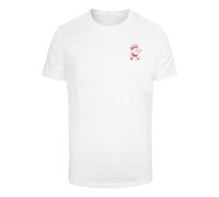 Mister Tee T-Shirt 'Ayran The Streets' rouge / blanc, Taille XS