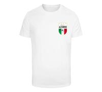 Mister Tee T-Shirt 'Azurro Italia' or / vert gazon / rouge feu / blanc, Taille 4XL