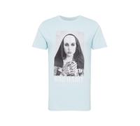 Mister Tee T-Shirt 'Bad Habit' aqua / gris / gris clair / noir, Taille L