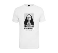 Mister Tee Bad Habit Tee T-Shirt, Blanc, M Homme