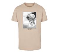 Mister Tee T-Shirt 'Ballin 2.0' beige / gris / noir, Taille XXXL