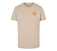 Mister Tee T-Shirt 'Beach Paradise' sable / vert / orange / rouge, Taille M