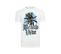 Mister Tee T-Shirt 'Beach Vibe' bleu clair / vert / noir / blanc, Taille XS