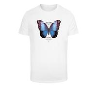 Mister Tee T-Shirt ' Become the Change' mélange de couleurs / blanc, Taille S