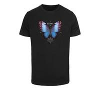 Mister Tee T-Shirt 'Become the Change' mélange de couleurs / noir, Taille M