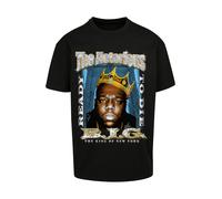 Mister Tee T-shirt Biggie Crown Oversize Noir S Homme