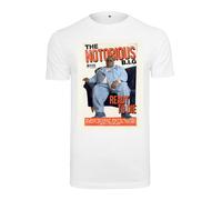 Mister Tee T-Shirt 'Biggie Magazine Cover' mélange de couleurs / blanc, Taille S