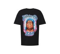 Mister Tee T-Shirt 'Biggie R.I.P' bleu clair / marron / rose / noir, Taille XS