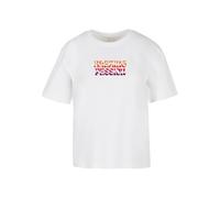 Mister Tee T-shirt 'Blazing Passion' bleu clair / orange / rose / blanc, Taille M