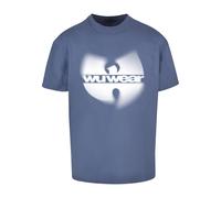 Mister Tee T-Shirt bleu / blanc, Taille M
