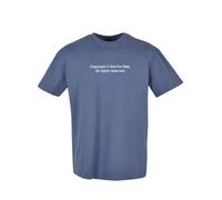 Mister Tee T-Shirt bleu-gris / blanc, Taille XS