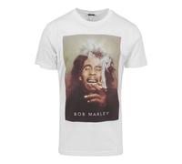 Mister Tee T-Shirt 'Bob Marley Smoke' mélange de couleurs / blanc, Taille XXL