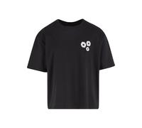 Mister Tee T-Shirt 'Bold Flowers' noir / blanc, Taille M