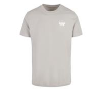 Mister Tee T-Shirt 'Calcio 24' gris / vert / rouge / blanc, Taille L