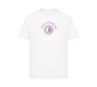 Mister Tee T-Shirt 'Chase Your Dreams Sun And Moon' violet / blanc, Taille 134-140