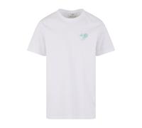 Mister Tee T-Shirt 'Chasing Aces Smiling Faces' vert / blanc, Taille M