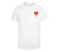 Mister Tee T-Shirt 'Cheese Lovers Club' cognac / curry / rouge / blanc, Taille 4XL