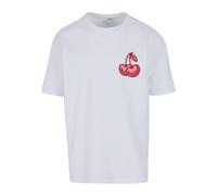 Mister Tee T-Shirt 'Cherry Good' rose / rouge / noir / blanc, Taille XL