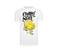 Mister Tee T-Shirt 'Chillin' jaune / noir / blanc, Taille M