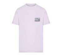 Mister Tee T-Shirt 'City Race Unleashed Power' marine / lilas / blanc, Taille M