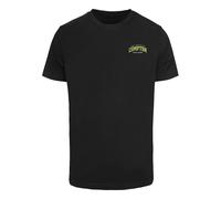 Mister Tee T-Shirt 'Compton Grunge Look' citron vert / noir / blanc, Taille M