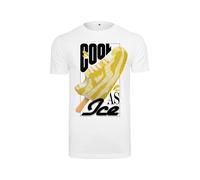 Mister Tee T-Shirt 'Cool As Ice Tee' moutarde / noir / blanc, Taille S