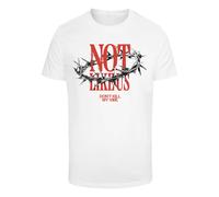Mister Tee T-Shirt 'Crown Of Thorns' greige / rouge sang / noir / blanc, Taille M