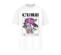 Mister Tee T-Shirt 'Cure' violet / noir / blanc, Taille XS