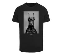 Mister Tee T-Shirt 'Dawg' gris foncé / noir, Taille M