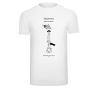 Mister Tee T-Shirt 'Depresso' noir / blanc, Taille XL