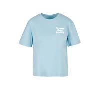 Mister Tee T-shirt 'Dreams Over Reality' bleu clair / blanc, Taille S
