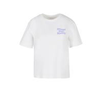 Mister Tee T-shirt 'Dreams Over Reality' indigo / blanc, Taille XS