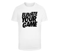 Mister Tee T-Shirt 'Elevate Your Game' noir / blanc, Taille S