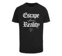 Mister Tee T-Shirt 'Escape From Reality' noir / blanc, Taille M