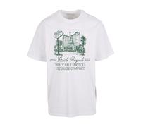 Mister Tee T-Shirt 'Etoile Royale' vert foncé / blanc, Taille XL