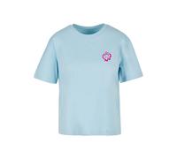 Mister Tee T-shirt 'Everything's Nice' bleu clair / rose, Taille XS