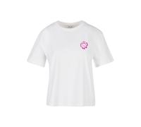 Mister Tee T-shirt 'Everything's Nice' rose / blanc, Taille XS