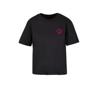 Mister Tee T-shirt 'Everything's Nice' rose néon / noir, Taille L