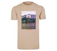 Mister Tee T-Shirt 'Feel The Heat' sable / vert / orange / blanc, Taille XL